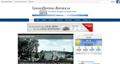 Desktop Screenshot of lincolnsentinel.com